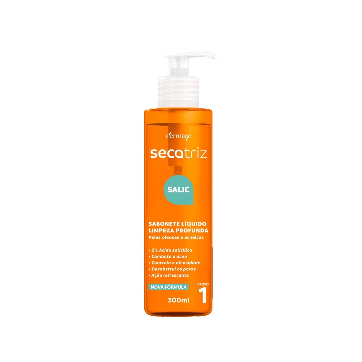 Sabonte Líquido Secatriz Salic Limpeza Profunda 300ml