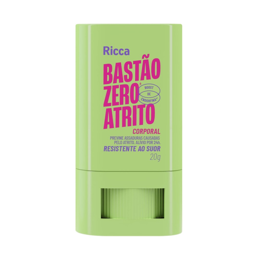 Bastão Hidratante Corporal Ricca Zero Atrito 20g