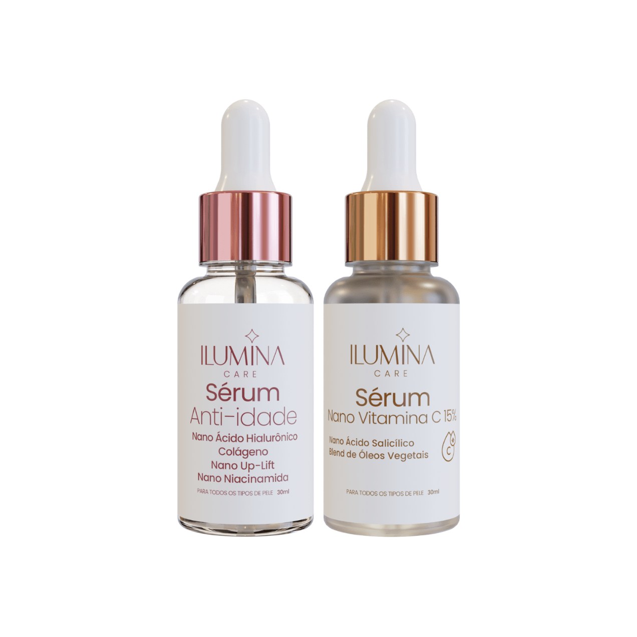 Kit Sérum Anti-idade + Sérum Vitamina C 15%
