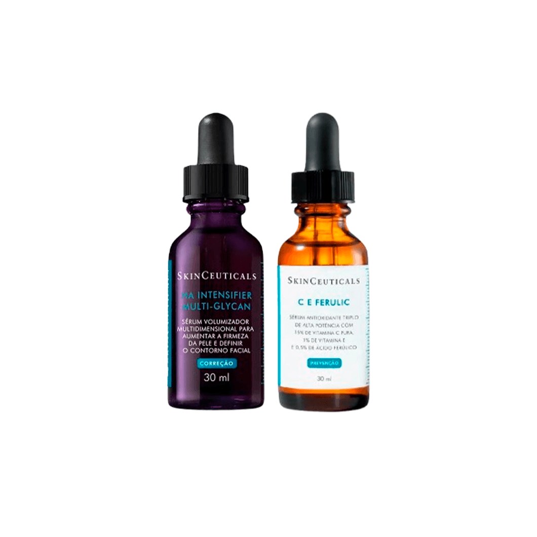 Kit Skinceuticals Sérum Facial Ha Intensifier Multi-Glycan 30ml + Sérum Facial C E Ferulic 30ml
