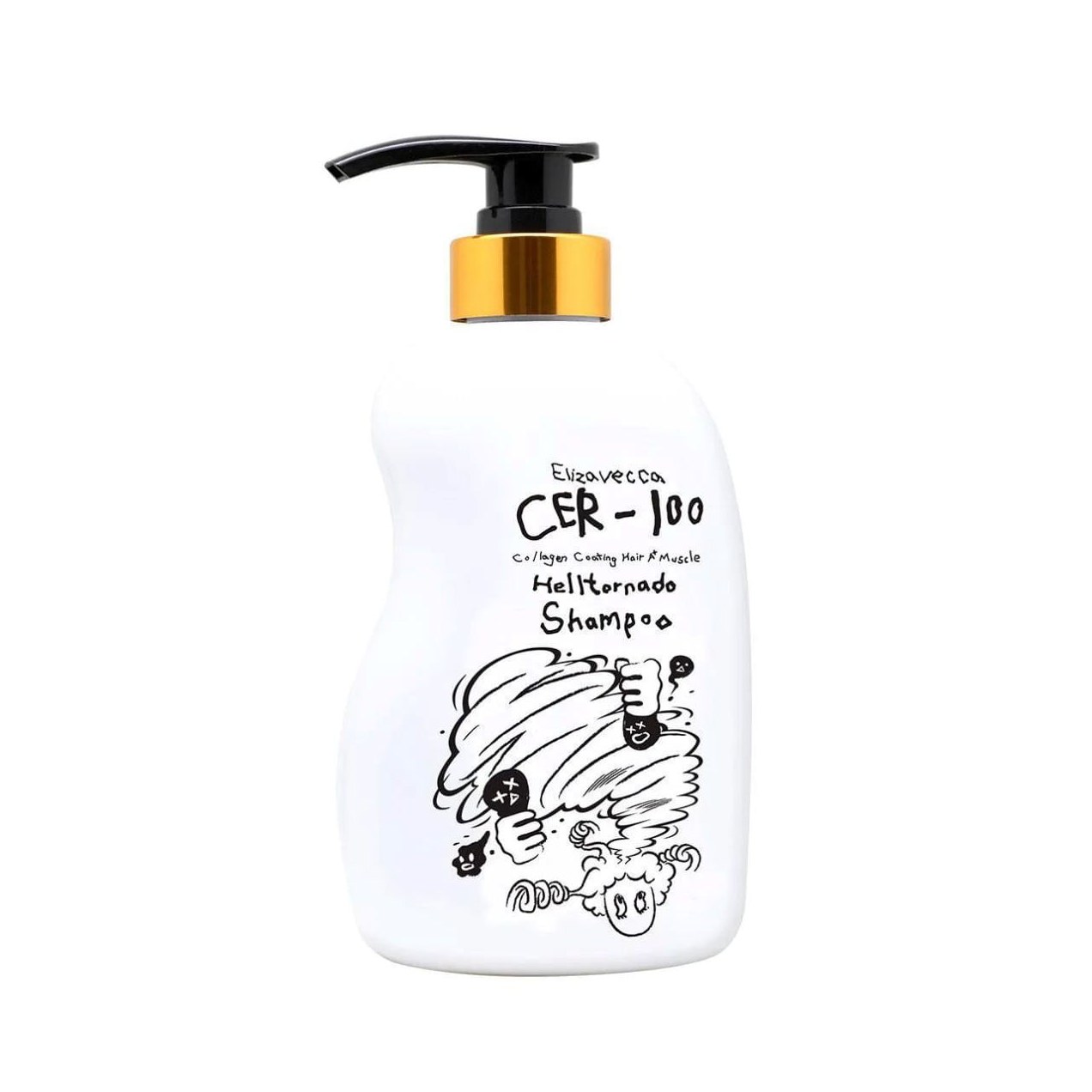 Shampoo Elizavecca Cer-100 Collagen Hair A+ Muscle Tornado 500ml