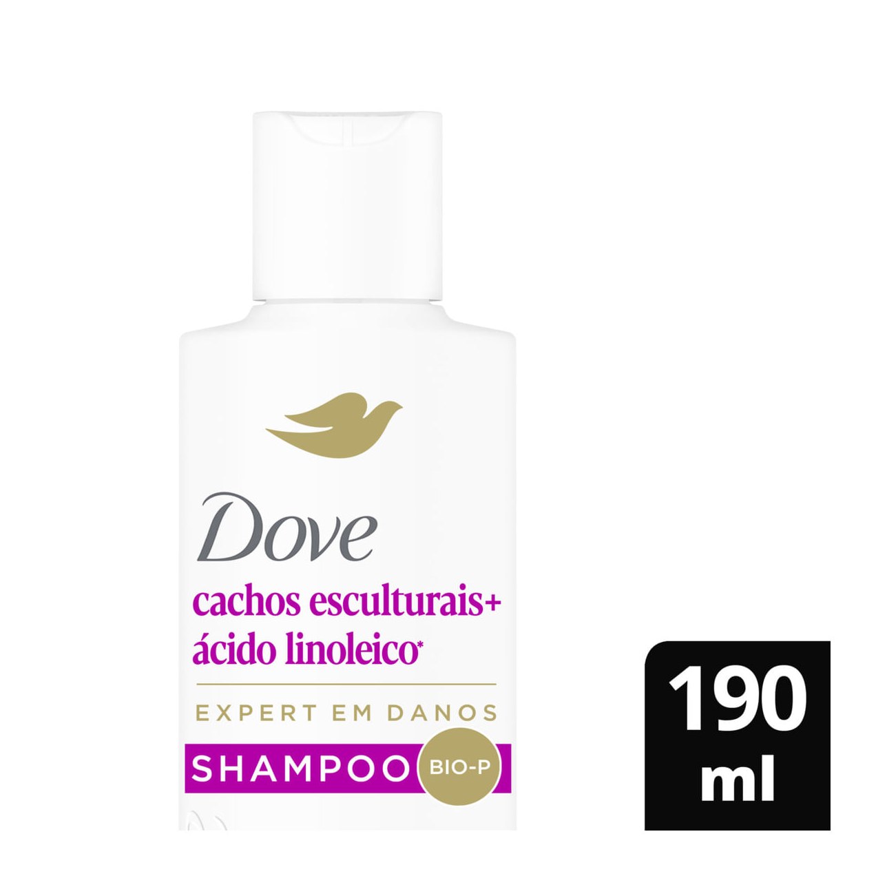Shampoo Dove Cachos Esculturais + Ácido Linoleico 190ml