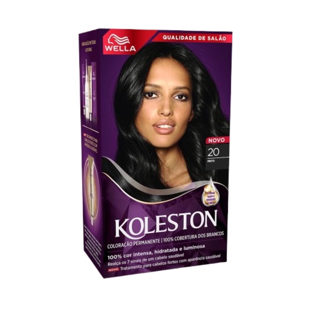 Tintura Koleston preto 20