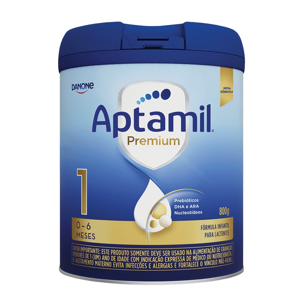 Fórmula Infantil Aptamil 1 Premium De 0 A 6 Meses 800g
