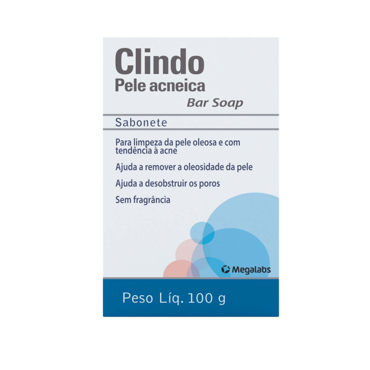 Sabonete em Barra Facial Clindo Pele Acneica 100g