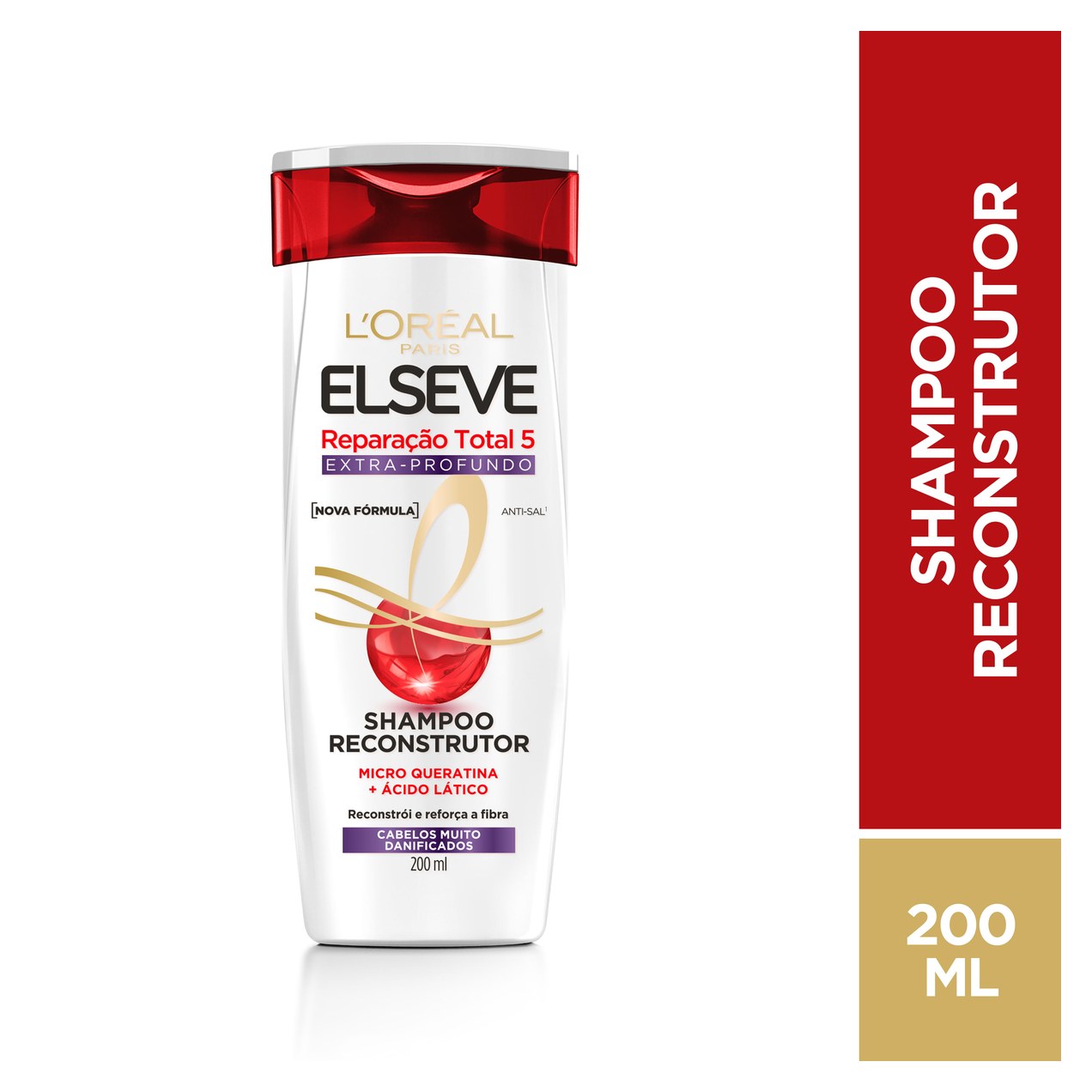Shampoo Elseve Reparação Total 5 Extra Profundo Reconstrutor 200ml