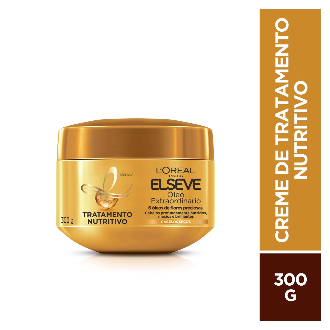 Creme de Tratamento Capilar Elseve Óleo Extraordinário Nutritivo 300g