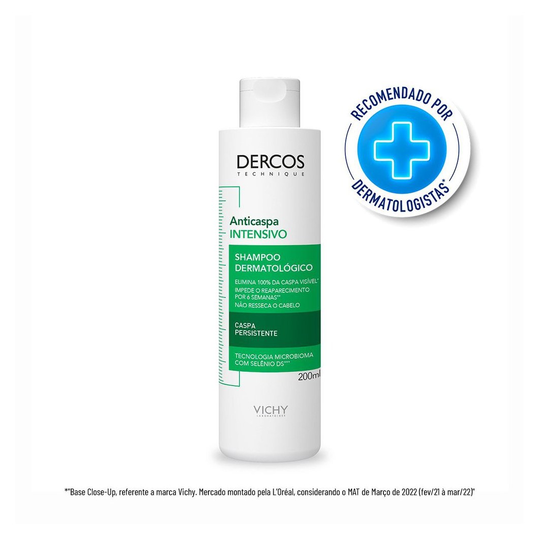 Shampoo Anticaspa Dercos Intensivo Vichy 200ml