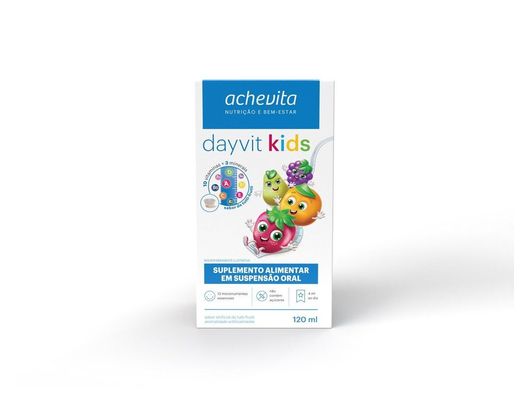Dayvit Kids Polivitamínico Tutti-Frutti Infantil 120ml