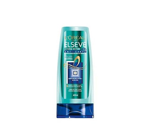 Condicionador Elseve Hydra Detox Anticaspa 48h Reequilibrante 400ml