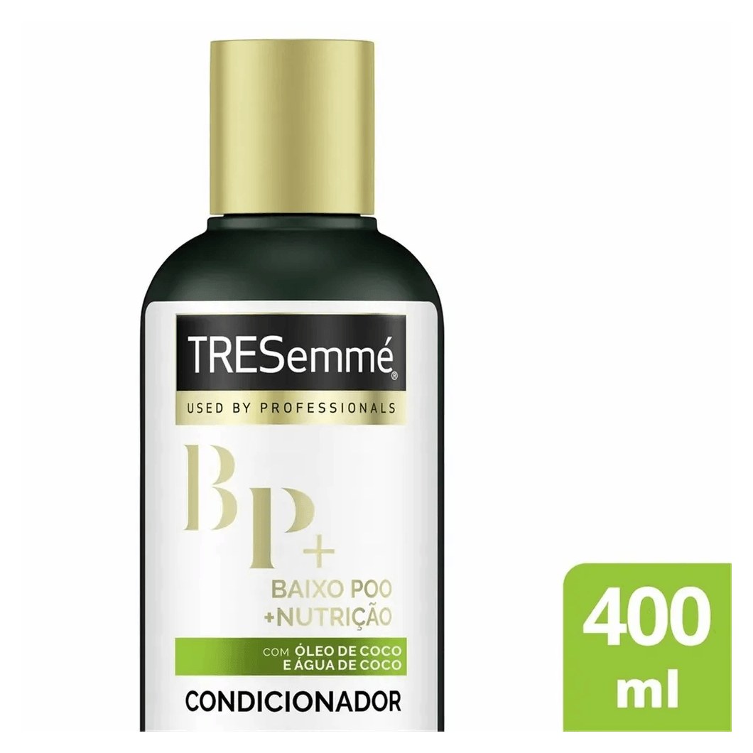 Condicionador TRESemmé Revitaliza Baixo POO + Nutrição Óleo de Coco e Água de Coco 400ml