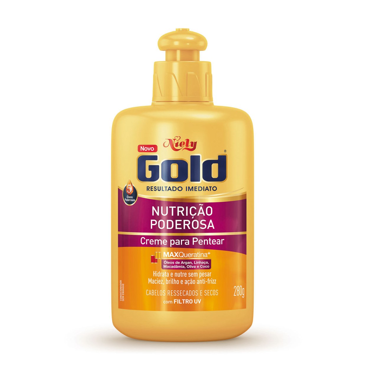 Creme de Pentear Niely Gold Nutrição Poderosa 250g