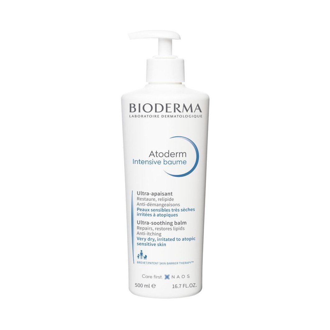 Bálsamo Corporal Bioderma Atoderm Intensive Baume Peles Muito Secas e Atópicas 500ml