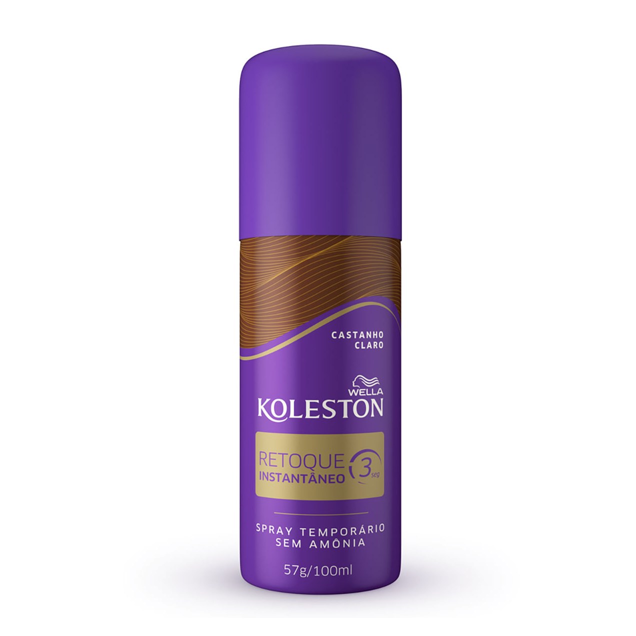 Tintura Koleston Retoque Instantaneo Cor Castanho Claro Spray 100ml