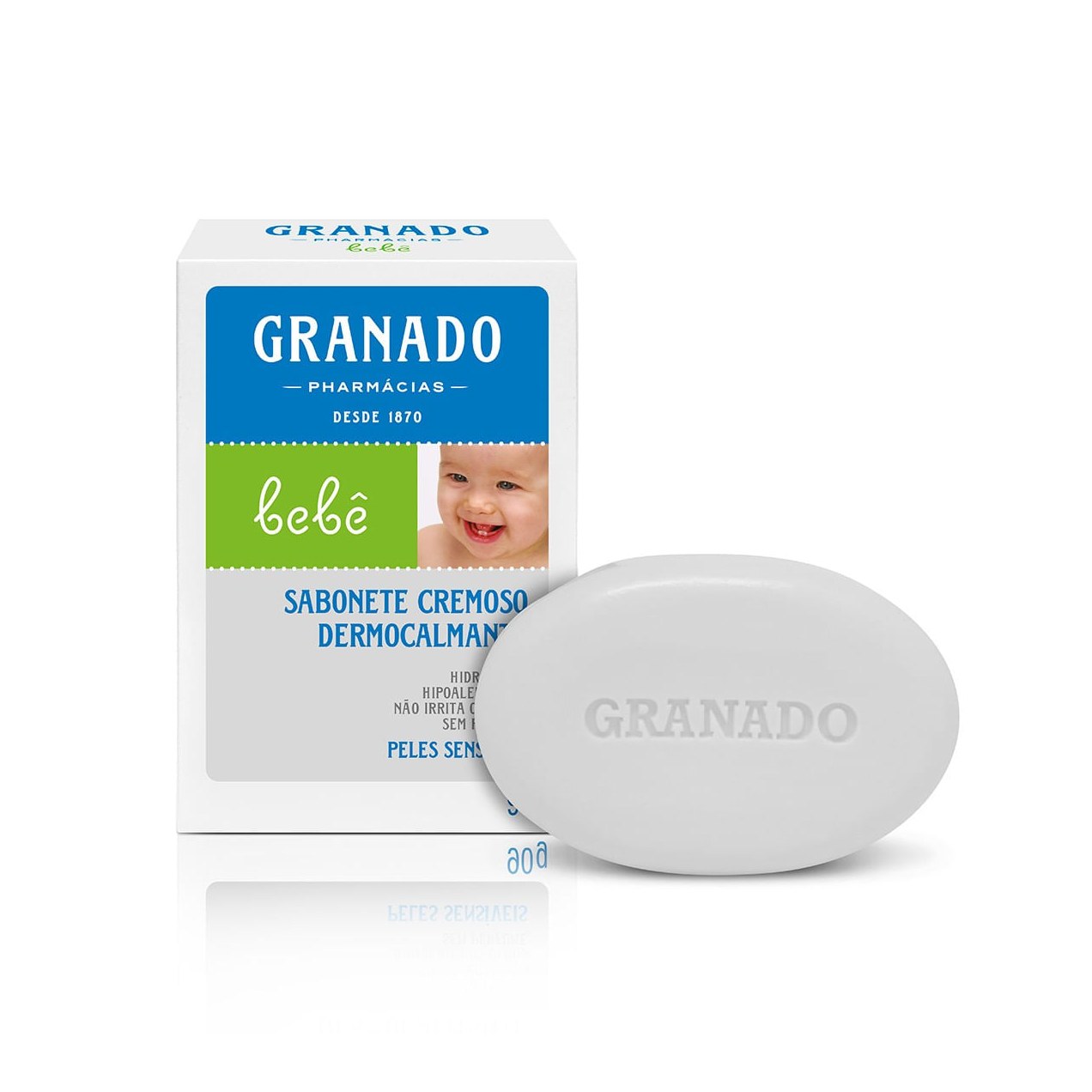 Sabonete em Barra Infantil Granado Bebê Pele Sensível Dermocalmante 90g