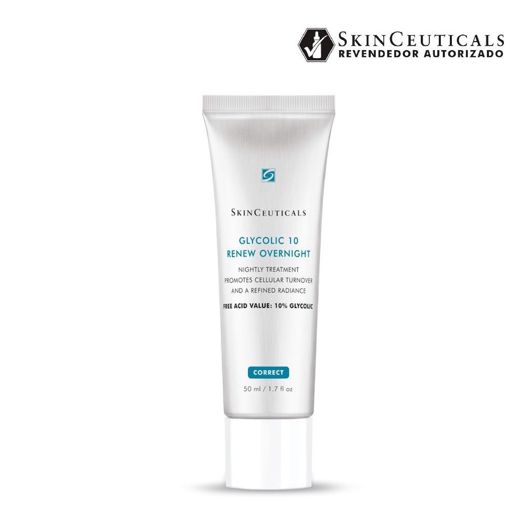 Creme Facial SkinCeuticals Glycolic 10 Renew Overnight com Ácido Glicólico 10% 50ml