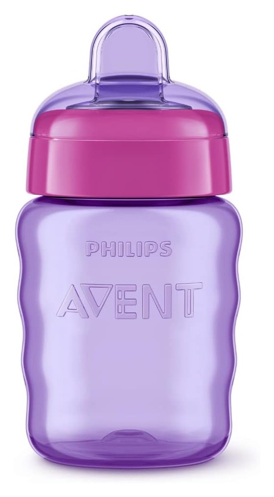 Copo de Transição Philips Avent Easy Sip +9 meses Antivazamento Rosa 260ml 1 Unidade