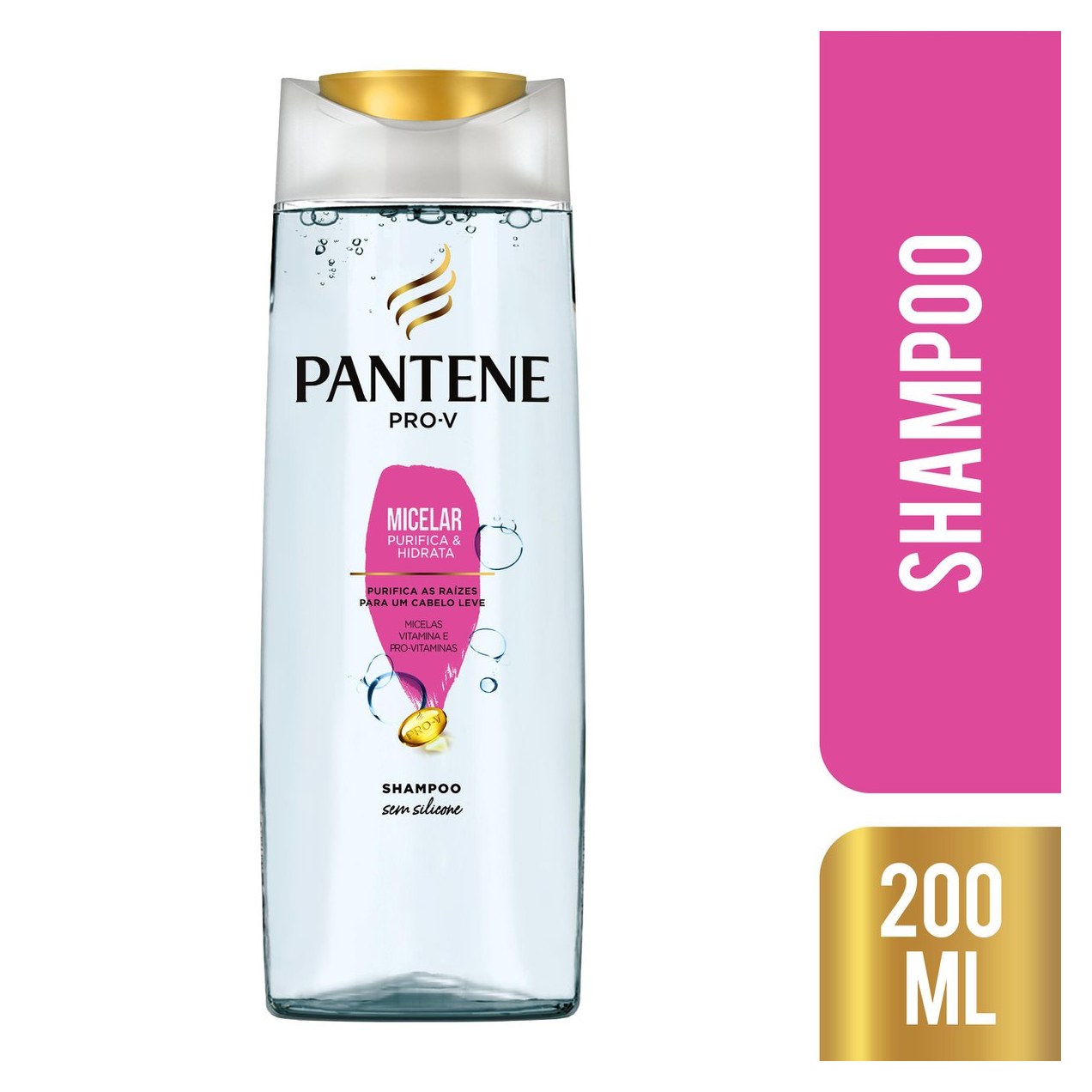Shampoo Pantene Pro-V Micelar Purifica & Hidrata 200ml