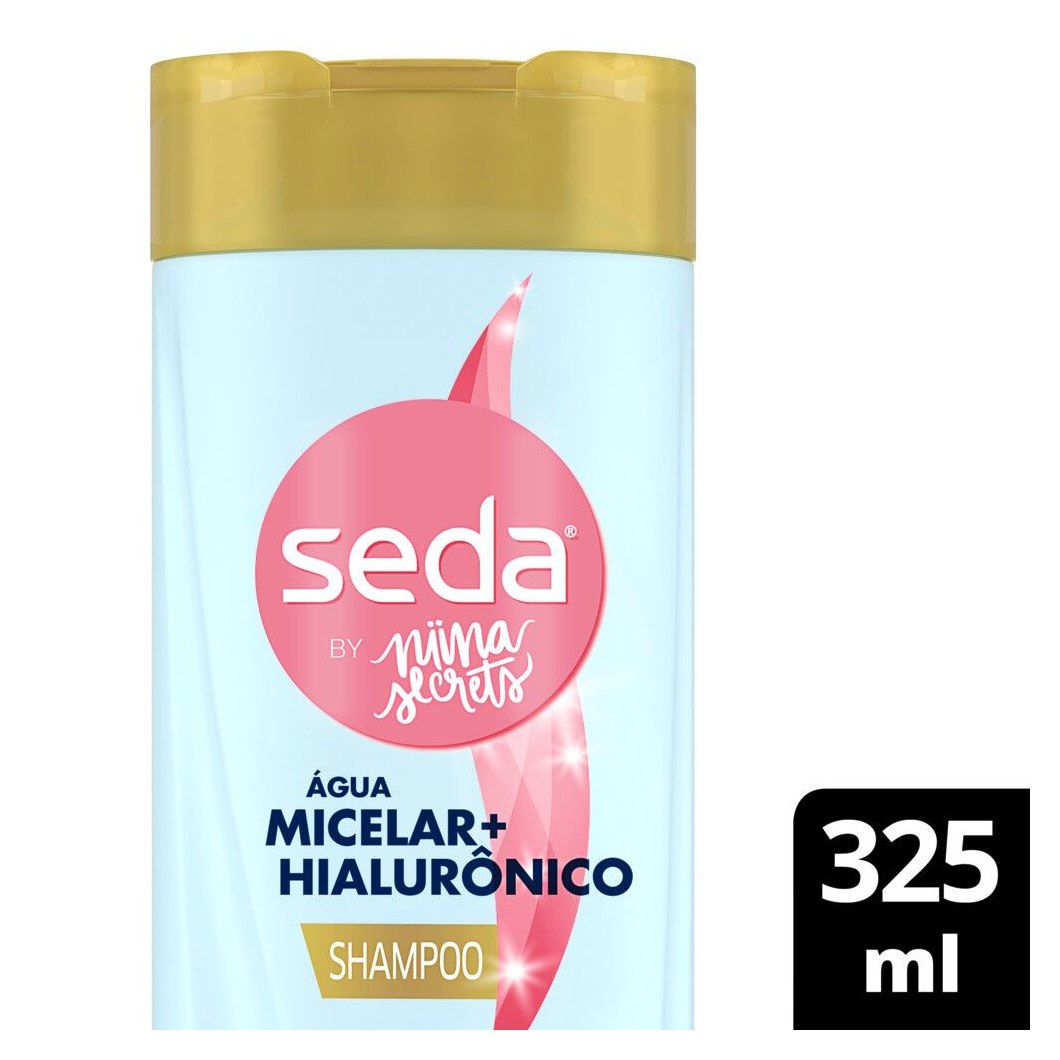 Shampoo Seda By Niina Secrets Água Micelar + Hialurônico 325ml