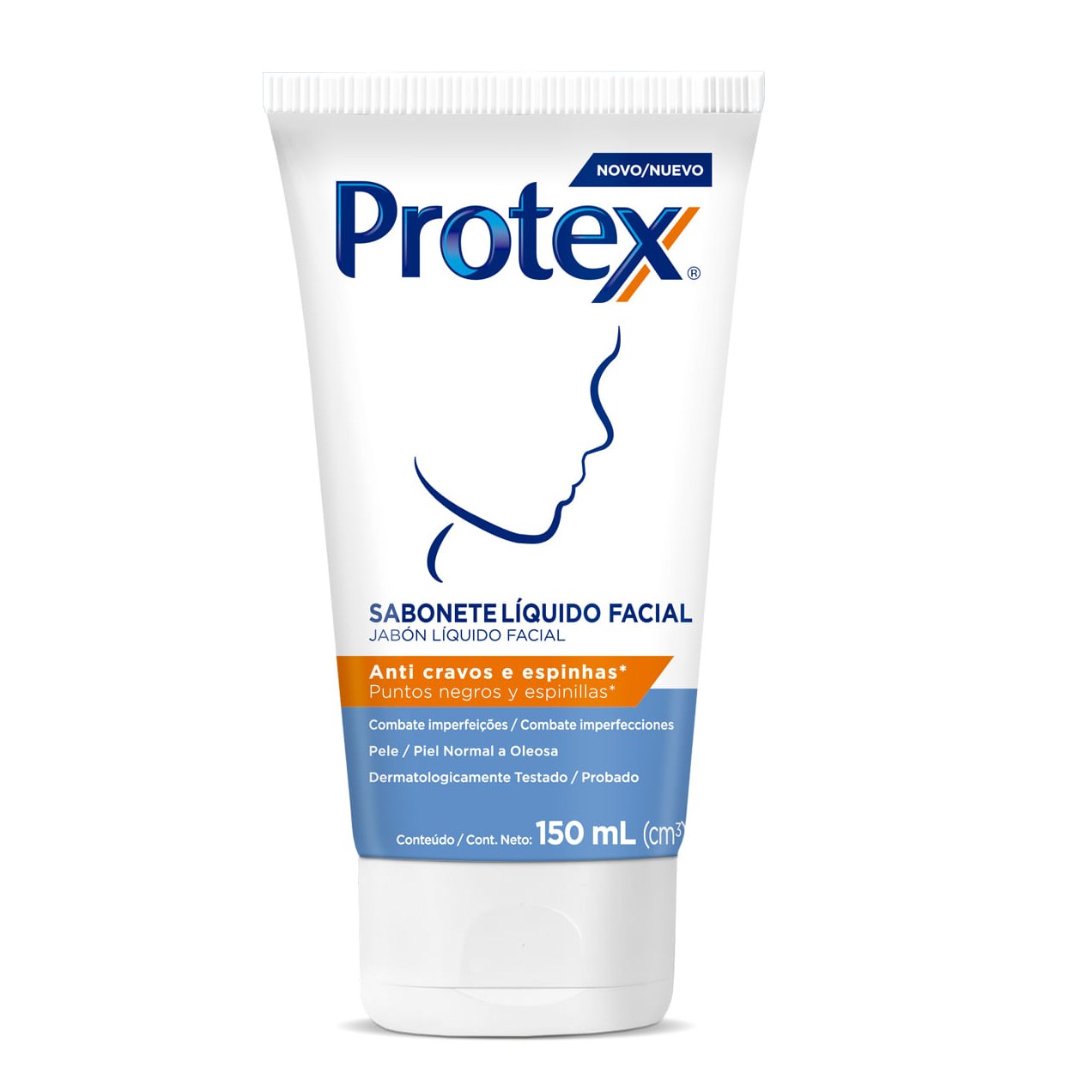 Sabonete Protex Facial Anti Cravos E Espinhas Líquido 150ml