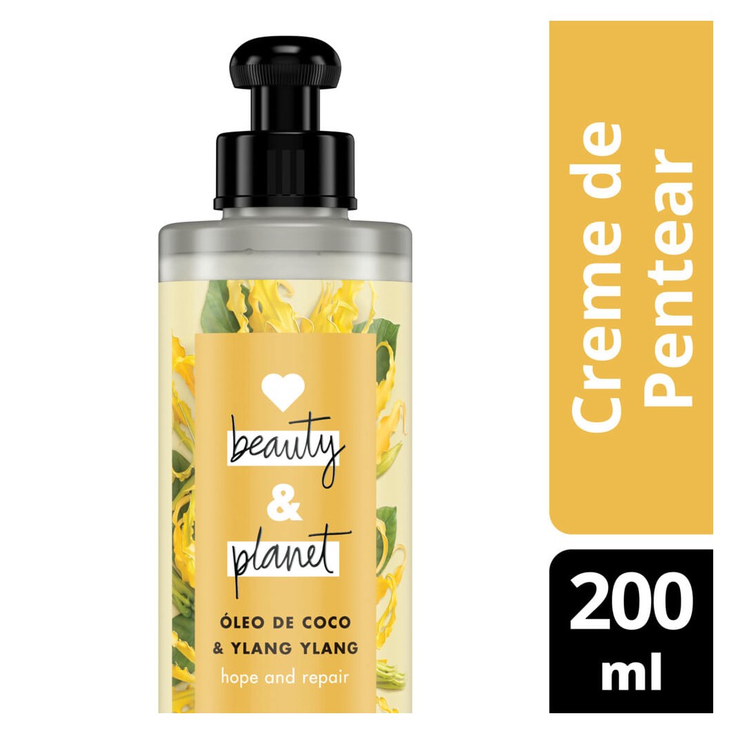 Creme de Pentear Love Beauty & Planet Reparação Intensa Vegano 200ml