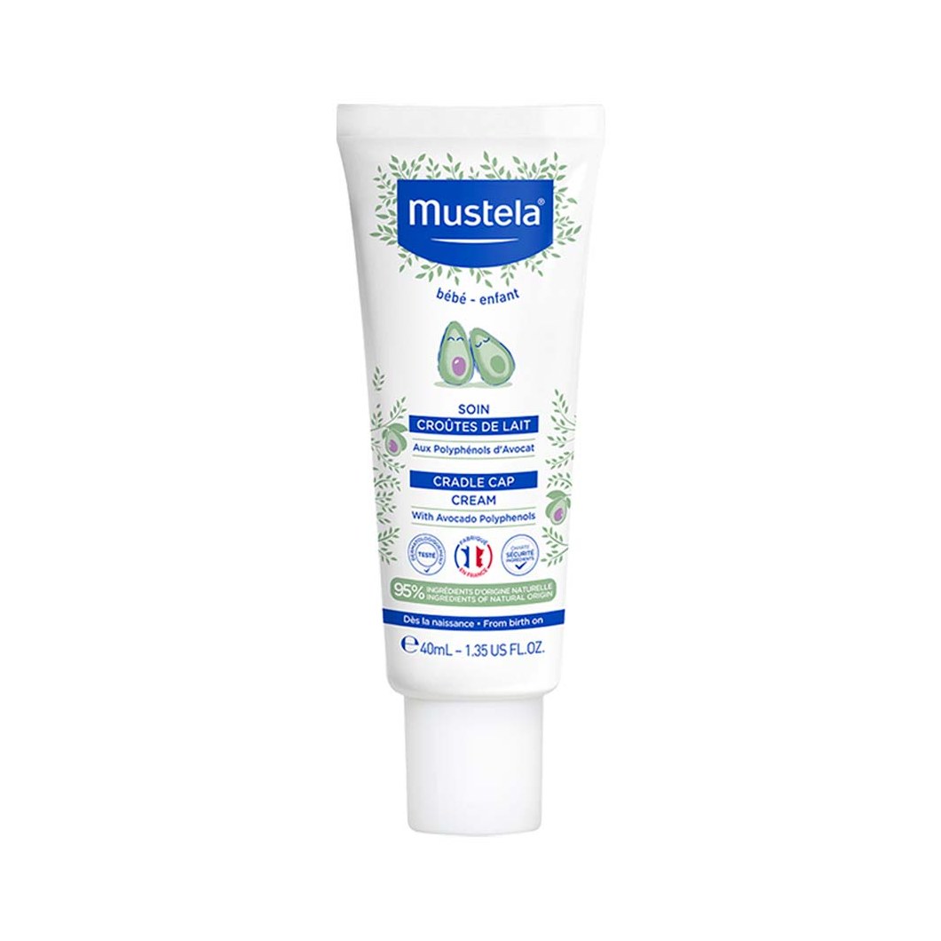 Creme para Crosta Láctea Mustela Stelaker Bebê Hipoalergênico 40ml