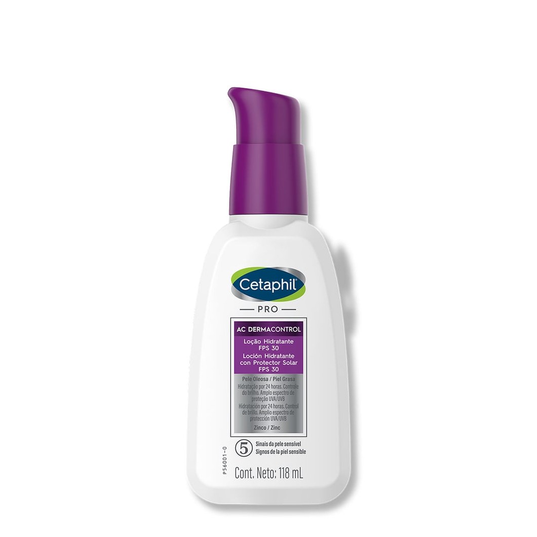 Loção Facial Cetaphil Pro AC Control Hidratante FPS 30 118ml