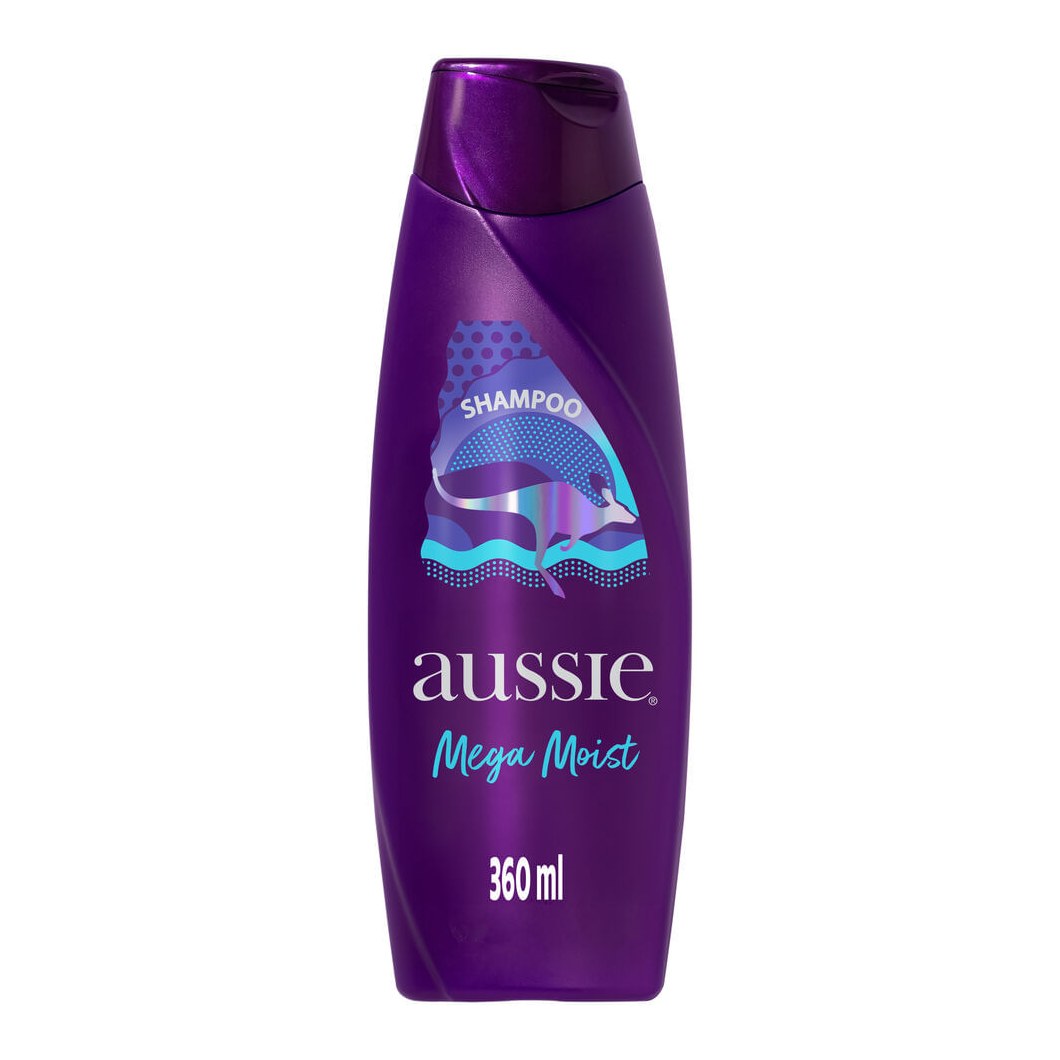 Shampoo Aussie Mega Moist Super Hidratação 360ml