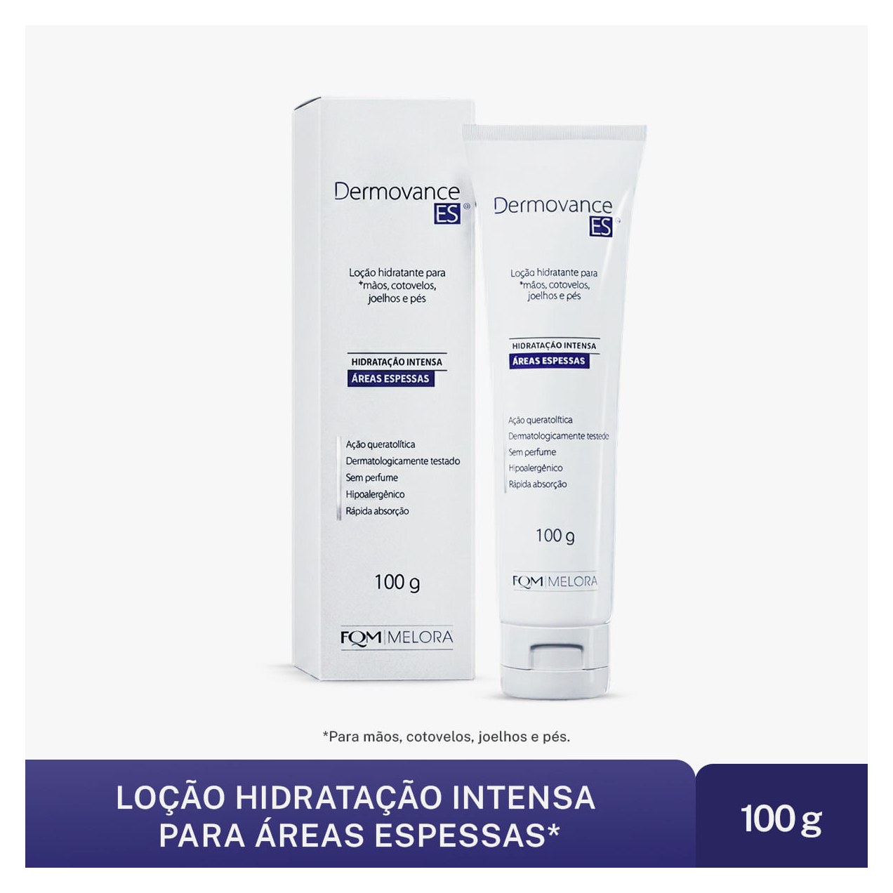 Loção Corporal Dermovance ES Hidratante para Áreas Espessas 100g