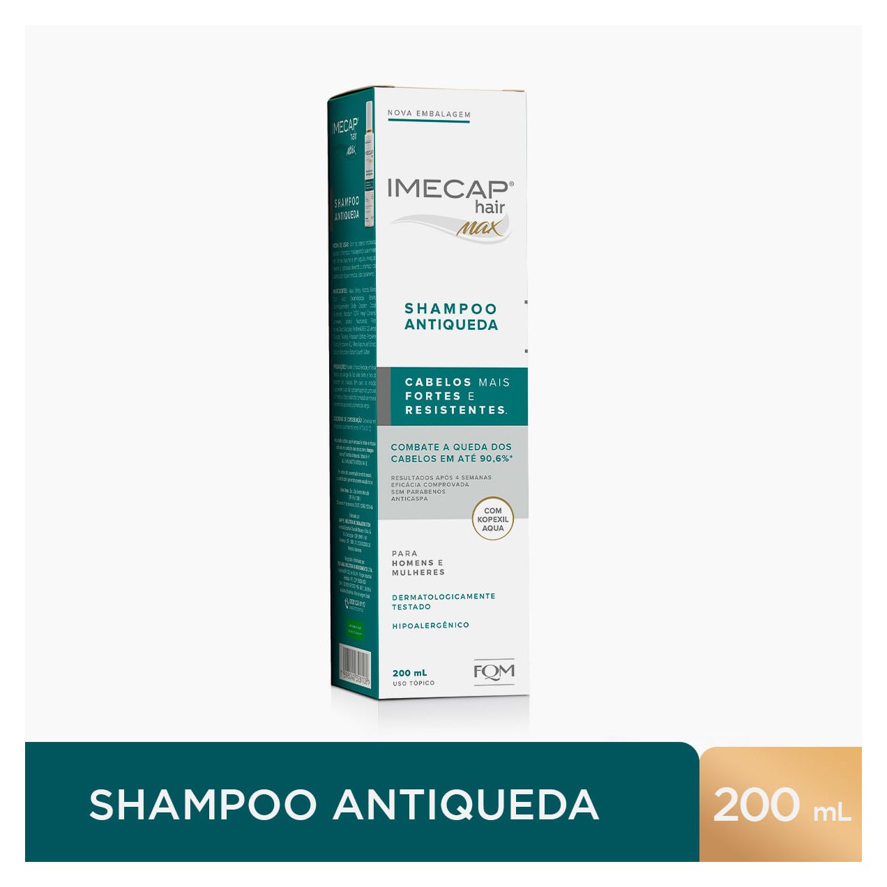 Shampoo Imecap Hair Max Antiqueda 200ml