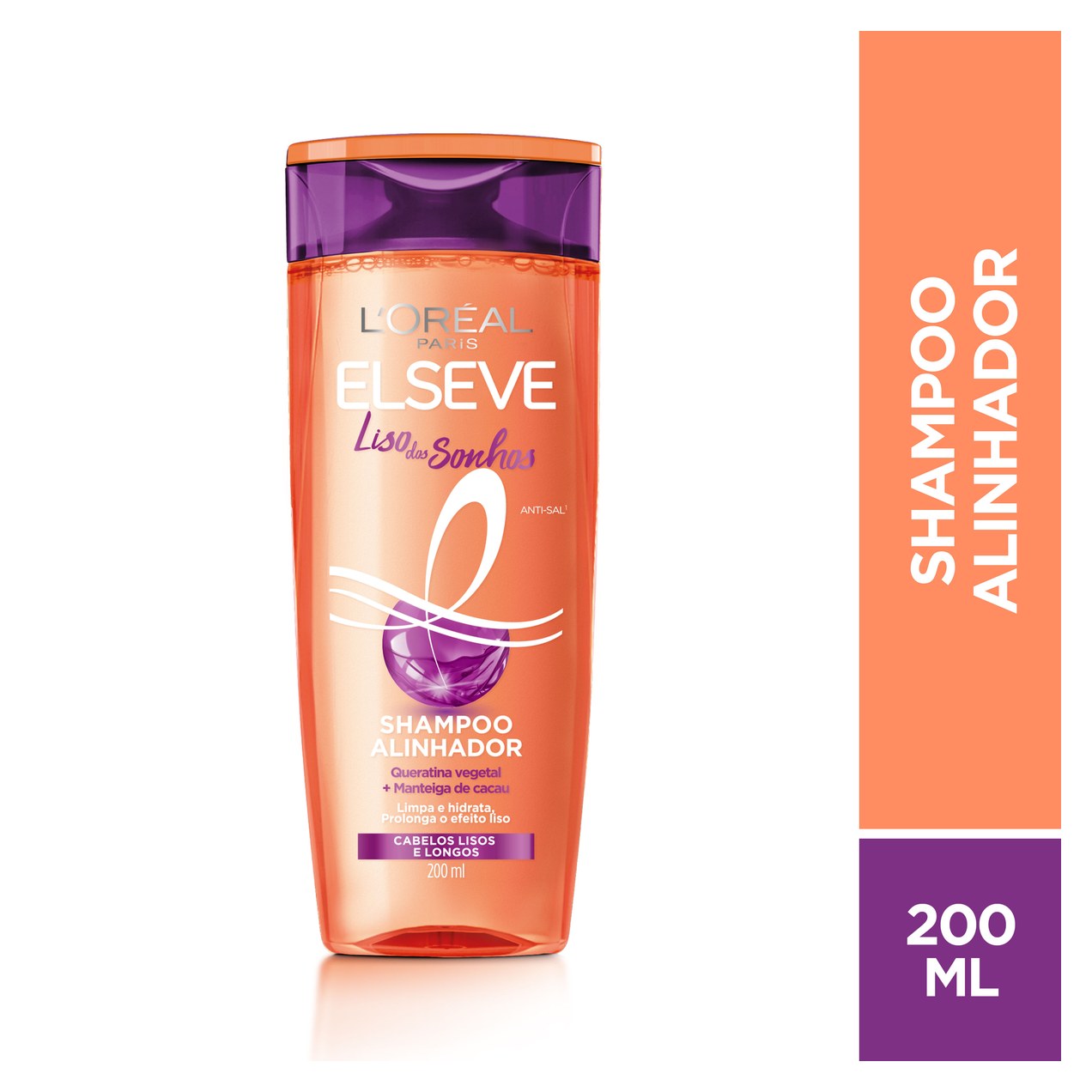 Shampoo Elseve Liso dos Sonhos Alinhador 200ml