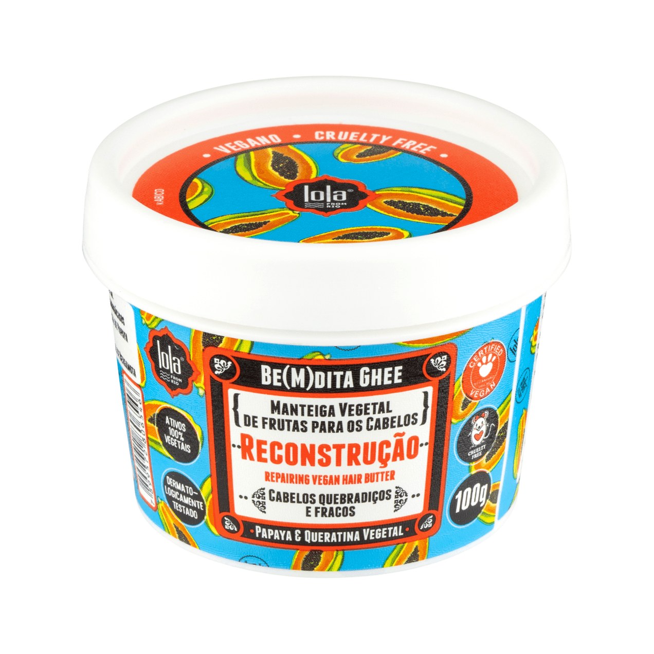 Máscara Capilar Lola Be(M)dita Ghee Reconstrução 100g