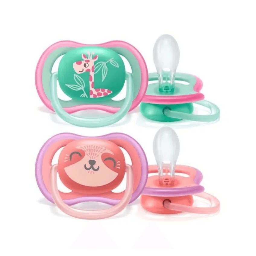 Chupeta Philips Avent Ultra Air +18 meses Silicone Rosa 2 Unidades