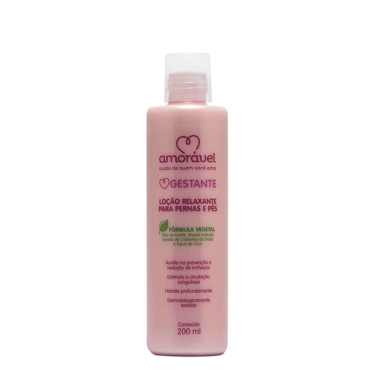 Loção Relaxante Amorável gestante Pernas e pés 200ml