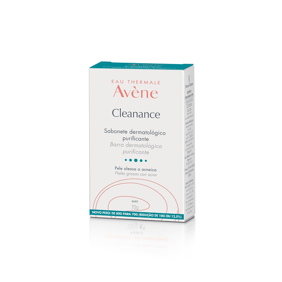 Sabonete em Barra Facial Avène Cleanance Antioleosidade 70g