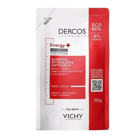 Shampoo Vichy Dercos Antiqueda Energizante Refil 200ml