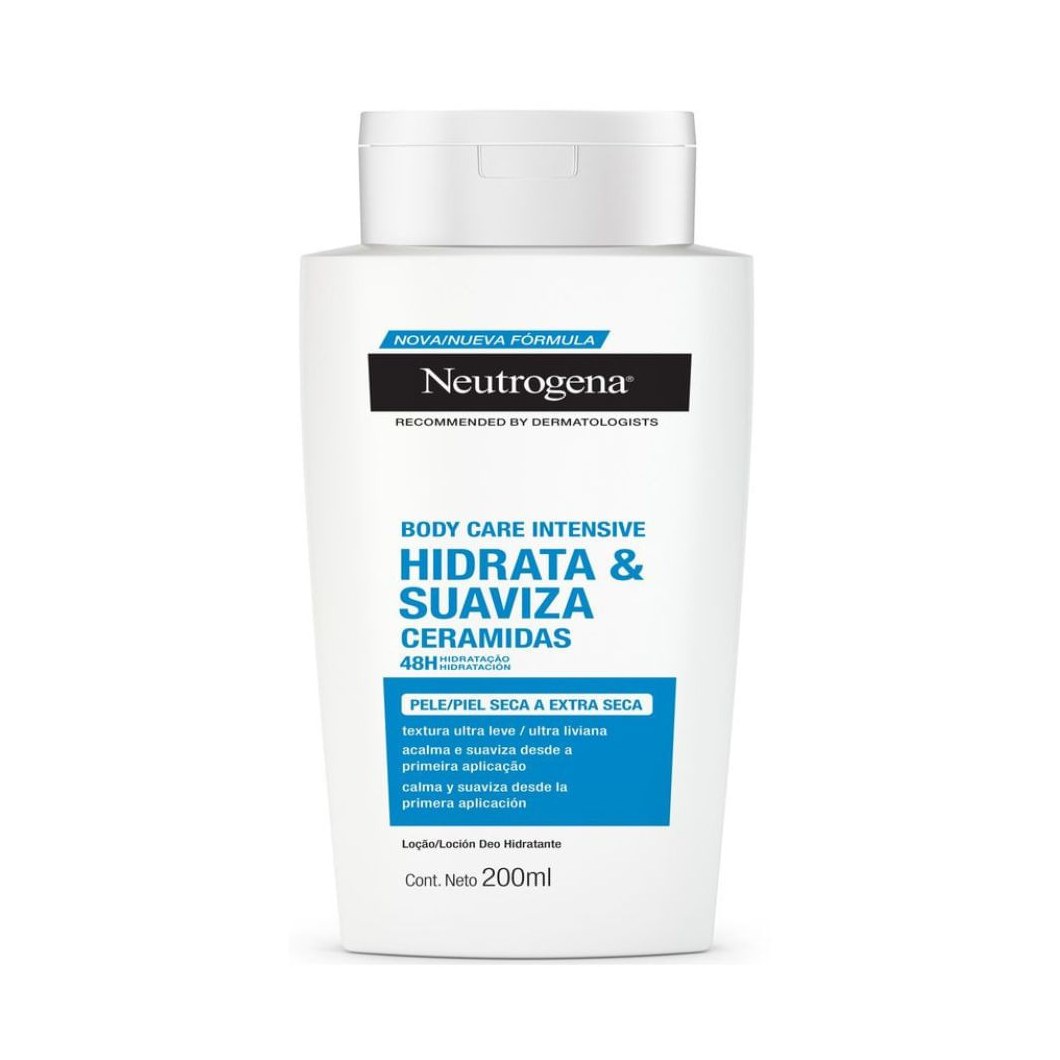 Loção Corporal Neutrogena Body Care Intensive Hidrata e Suaviza 200ml