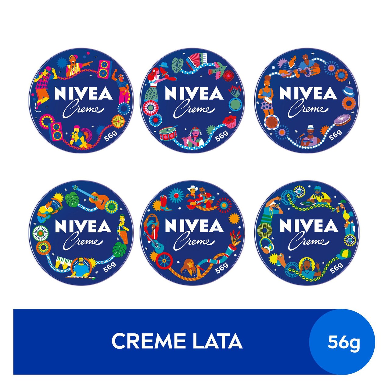 Hidratante Nivea Ritmos Brasileiros Edição Limitada Creme 56g