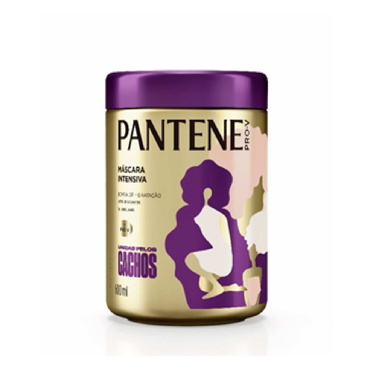 MÁSCARA INTENSIVA PANTENE UNIDAS PELOS CACHOS 600ML