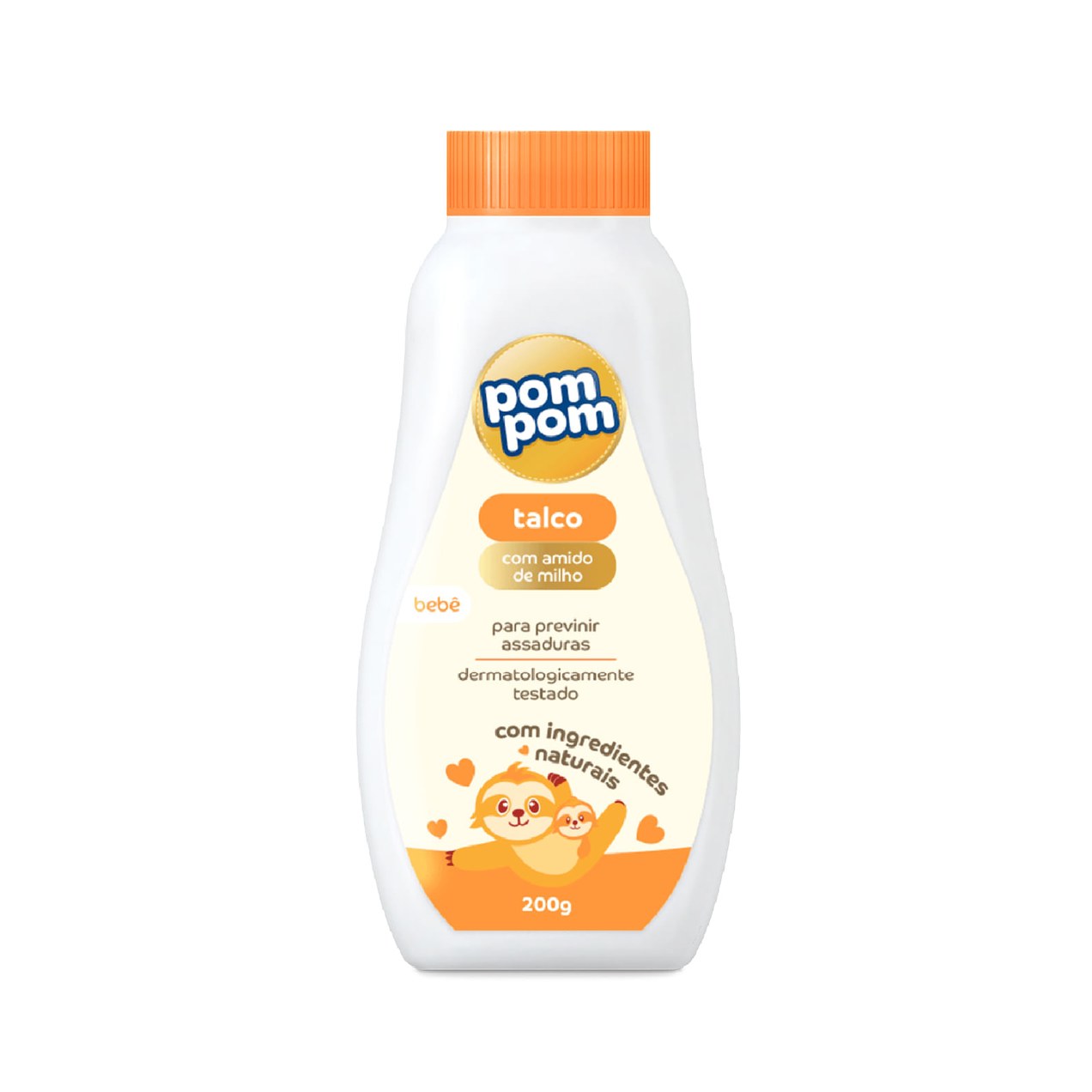 Talco Infantil Pom Pom 200g