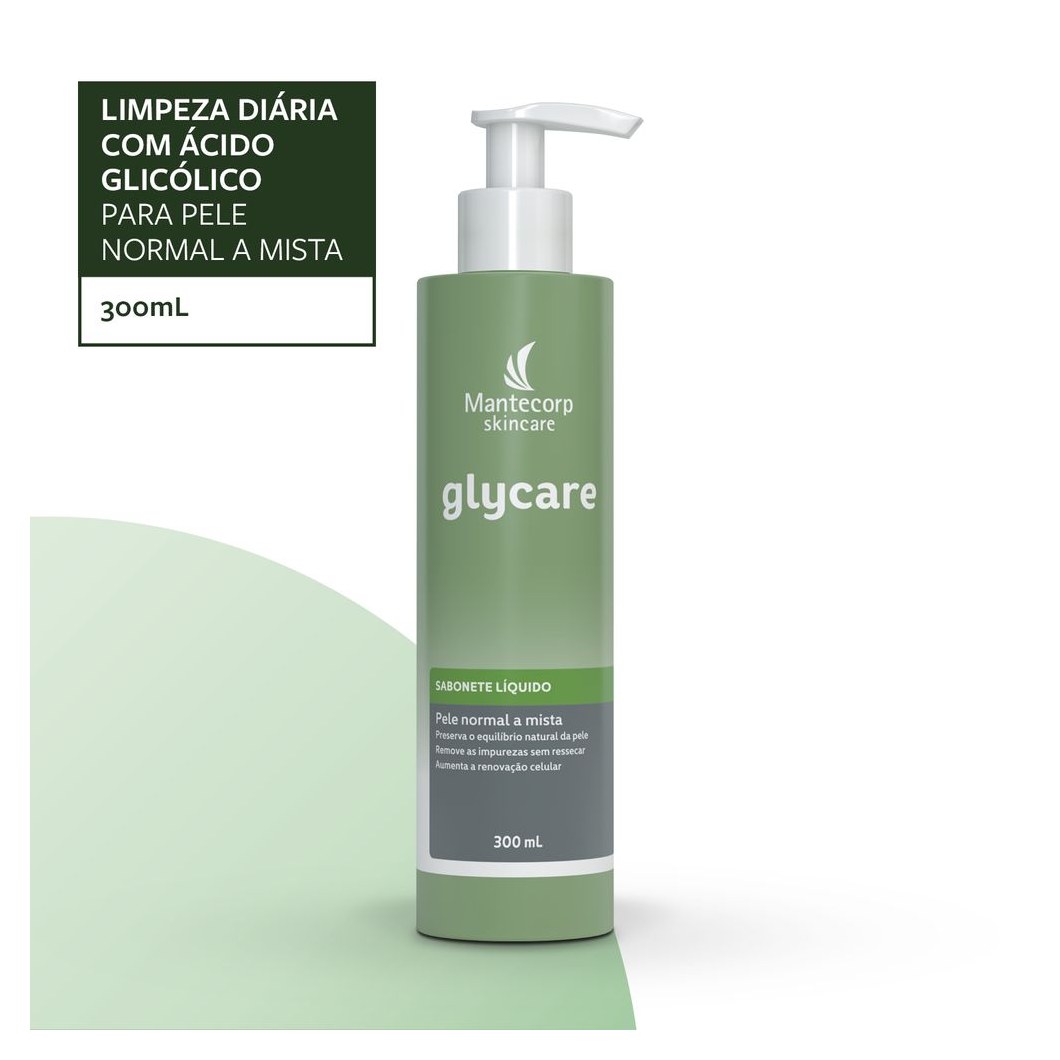 Sabonete Líquido Mantecorp Glycare 300ml