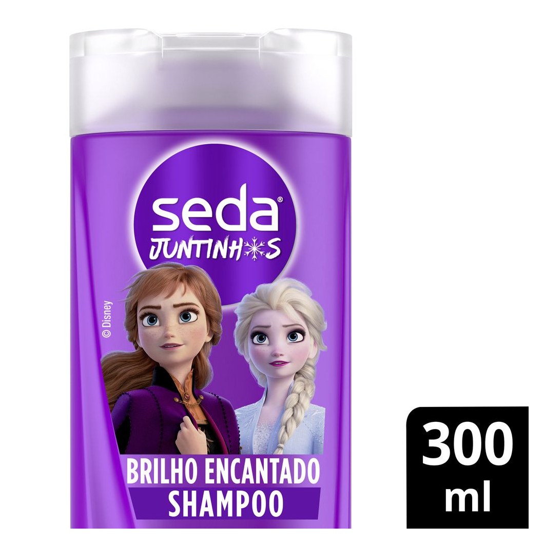 Shampoo Infantil Seda Juntinhos Frozen Brilho Encantado 300ml