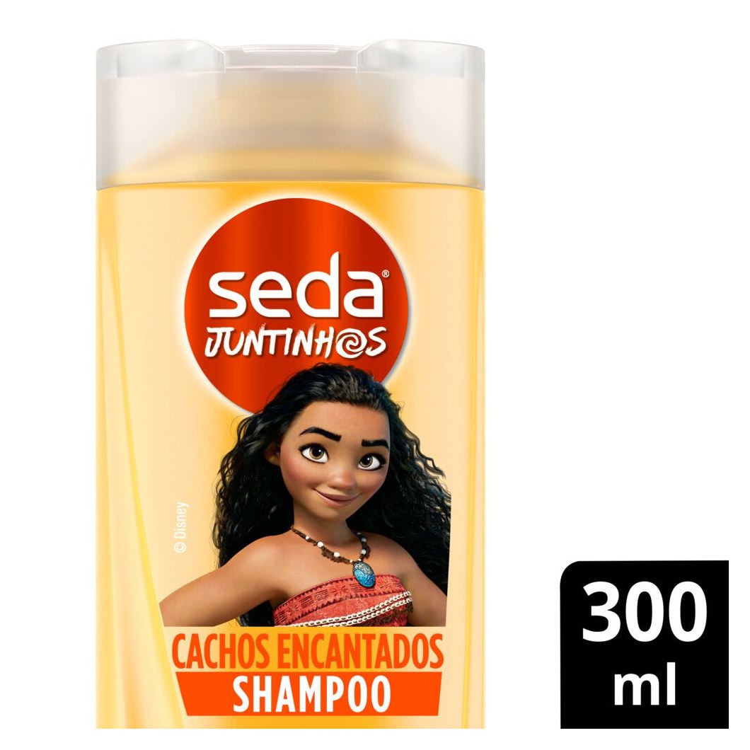 Shampoo Infantil Seda Juntinhos Moana Cachos Encantados +3 anos 300ml