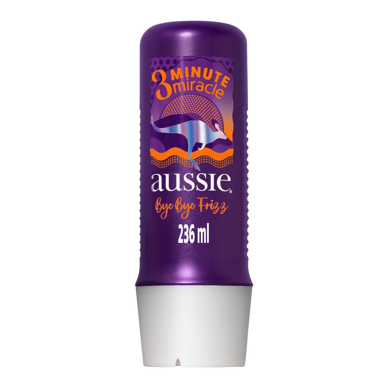 Creme de Tratamento Capilar Aussie 3 Minute Miracle Bye Bye Frizz Maciez e Brilho 236ml