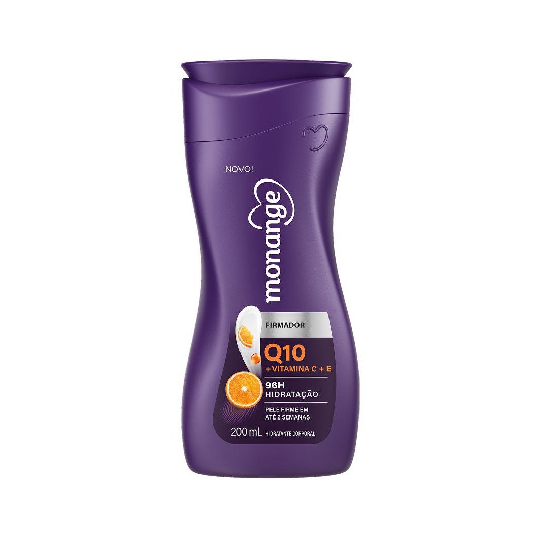 Hidratante Corporal Monange Firmador Q10 com Vitaminas C e E Pele Extrasseca 200ml