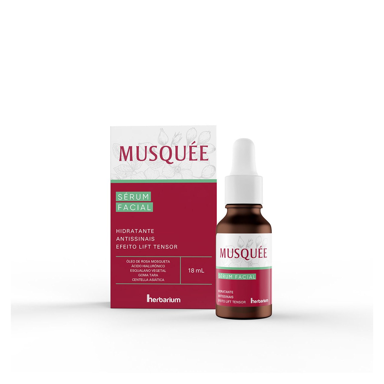 Sérum Facial Herbarium Musquée com Rosa Mosqueta 18ml