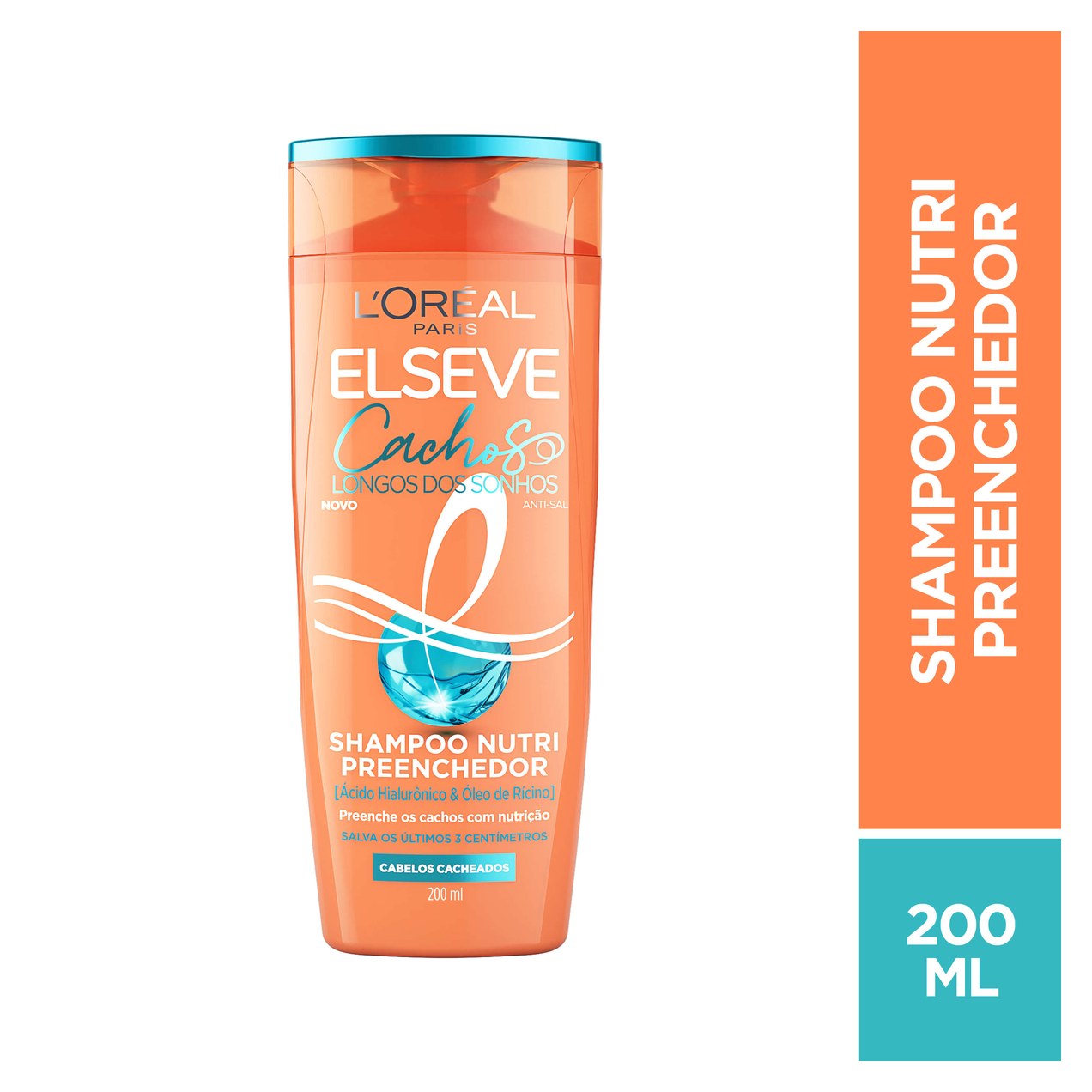 Shampoo Elseve Cachos Longos dos Sonhos Nutri Preenchedor 200ml