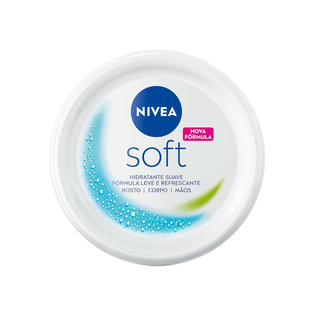 Hidratante Nivea Soft com Vitamina E e Óleo de Jojoba Creme 97g