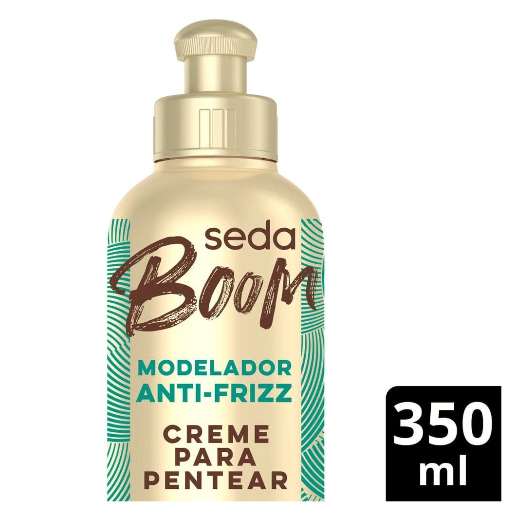 Creme de Pentear Seda Boom Solte Seu Crespo Modelador Anti Frizz 350ml