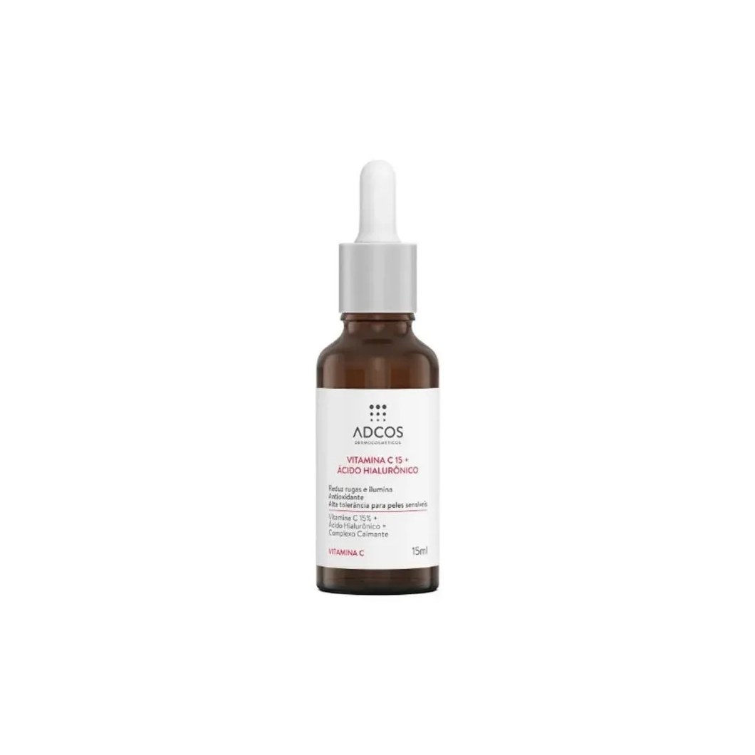Sérum Adcos Anti Idade com Vitamina C 15 e Ácido Hialurônico 15ml